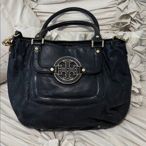 Tory Burch Black Leather Handbag satchel
